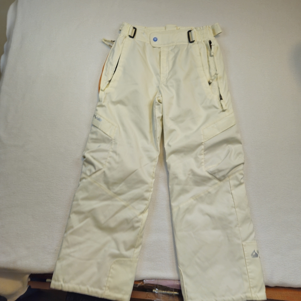 DESCENTE Cream Snow Pants Size JUNIOR‎ 14